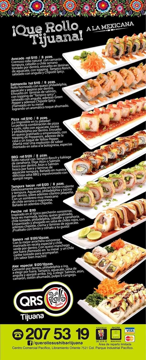 Conoce nuestro Menú... - Que Rollo Sushi & Bar Tijuana | Facebook