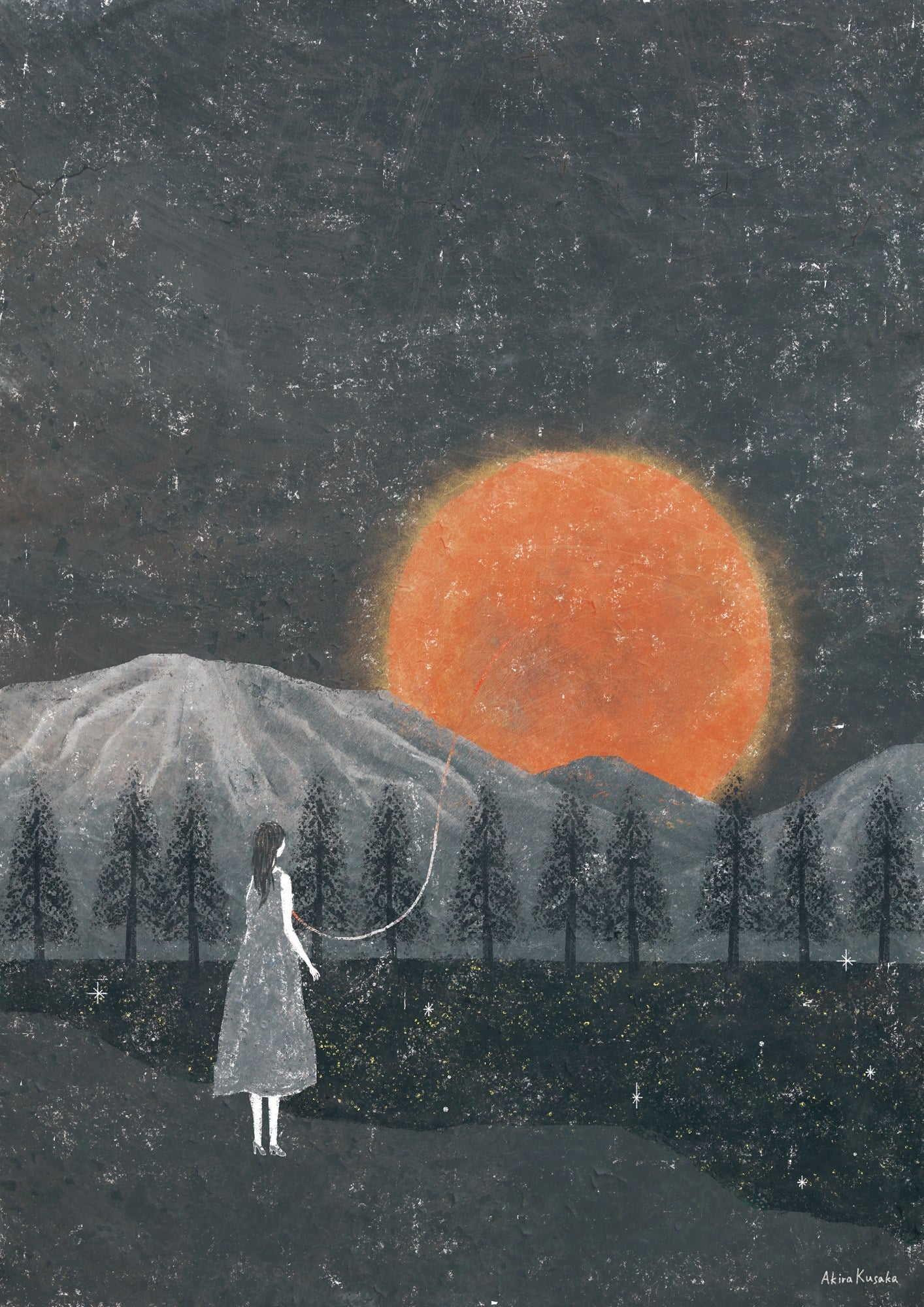 ❤️ Illustration by 日下 明 (Akira Kusaka) born in Tokyo, Japan