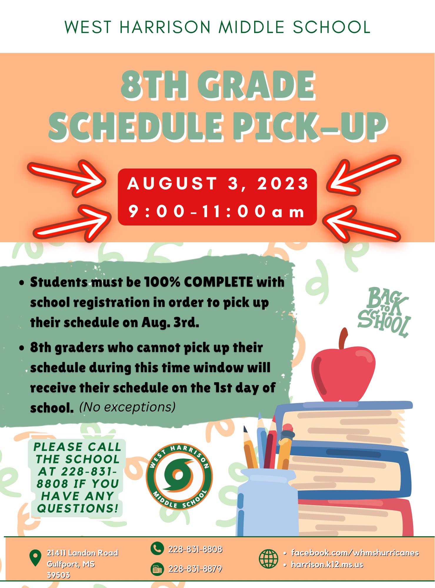 📢 REMINDER! 8th graders who... - West Harrison Middle School
