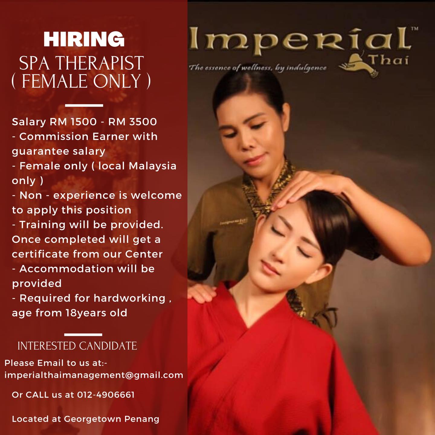 Imperial Thai Massage Center Penang Posts Facebook