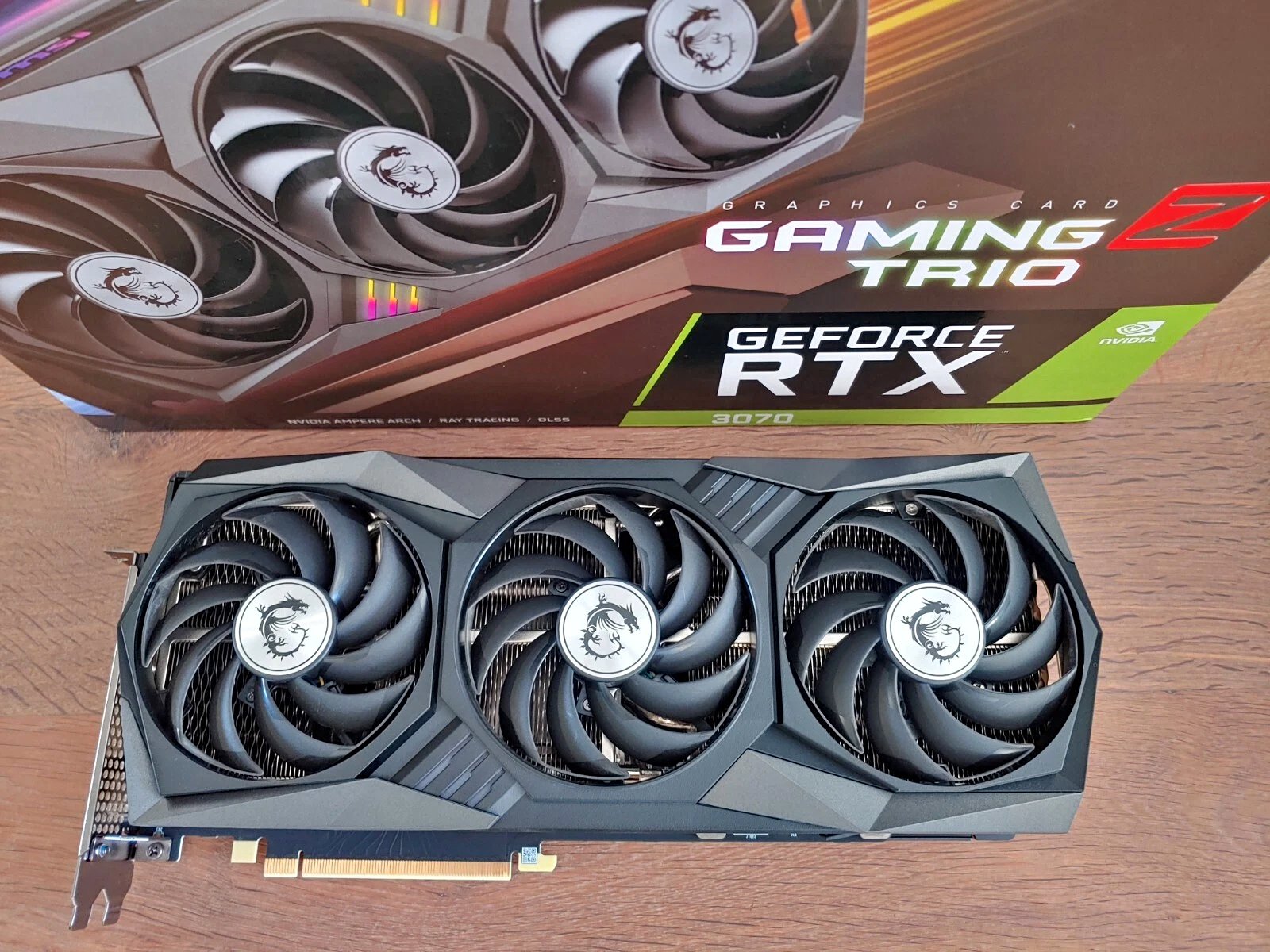 MSI GeForce RTX 3070 GAMING Z Trio LHR 8GB GDDR6 GPU - CPUs 