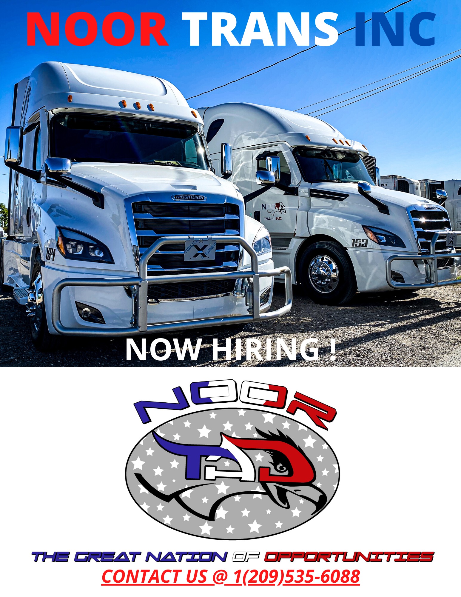 NOOR TRANS INC - ‼️ Check It out ‼️ ⭕️ REFER A FRIEND ⭕️...