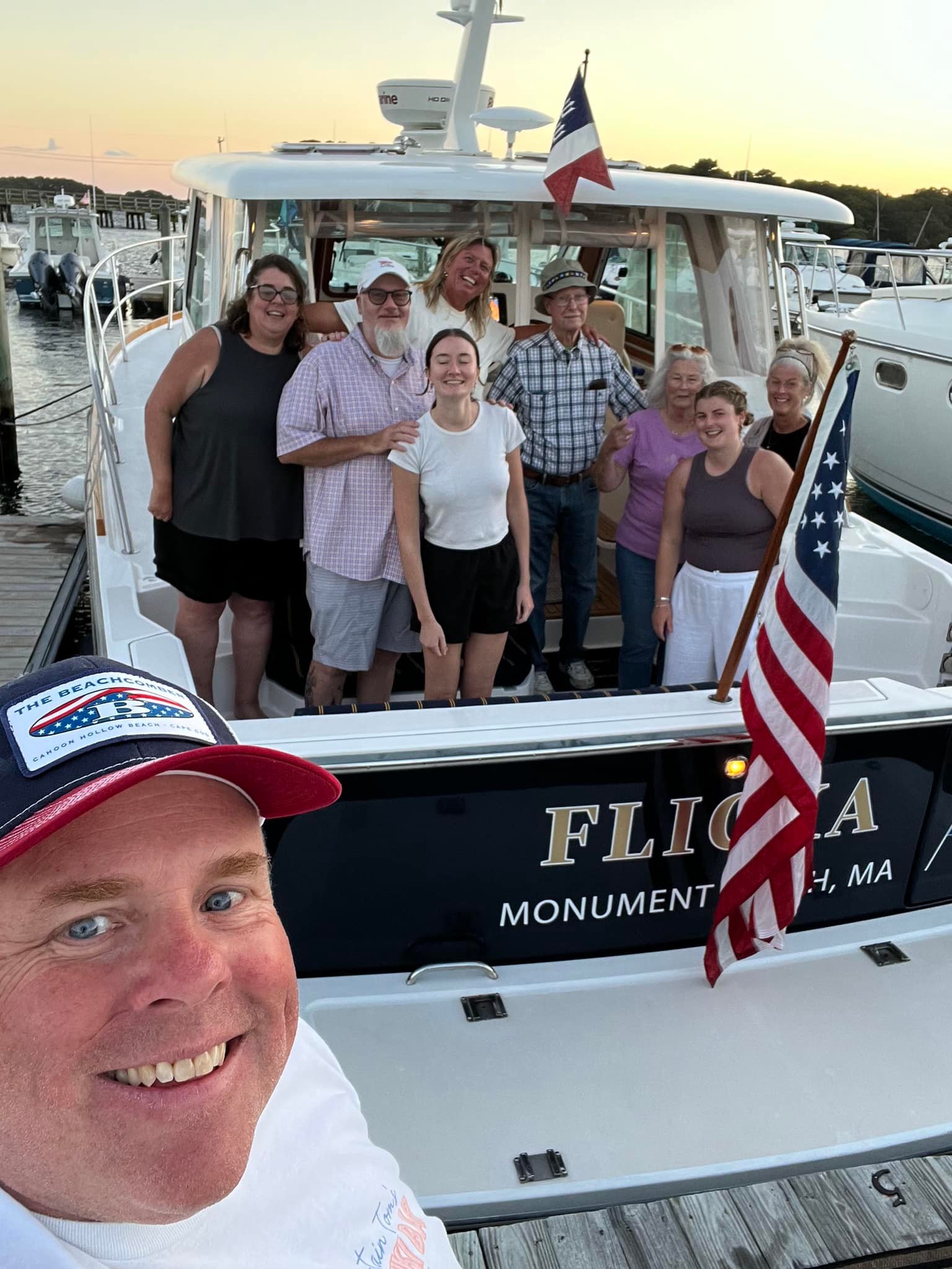 The sunset group! Have... - Canal Creative Charters