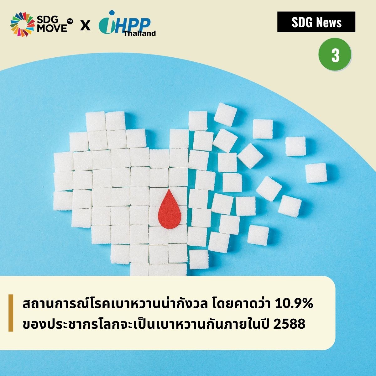 SDG Move TH - SDG News สถานการณ์โรคเบาหวานน่ากังวล... | Facebook