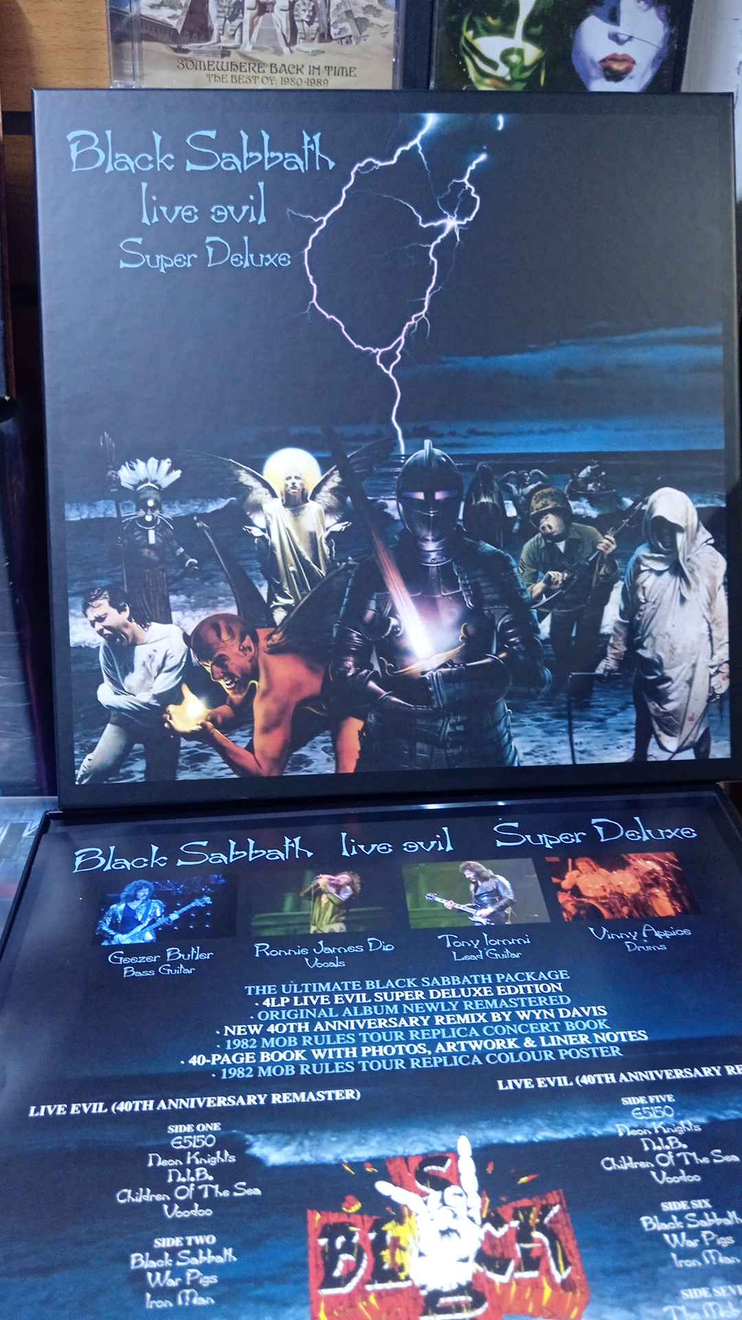 VINILOS BLACK SABBATH LIVE EVIL SUPER DELUXE EDITION 4LPS LIVE