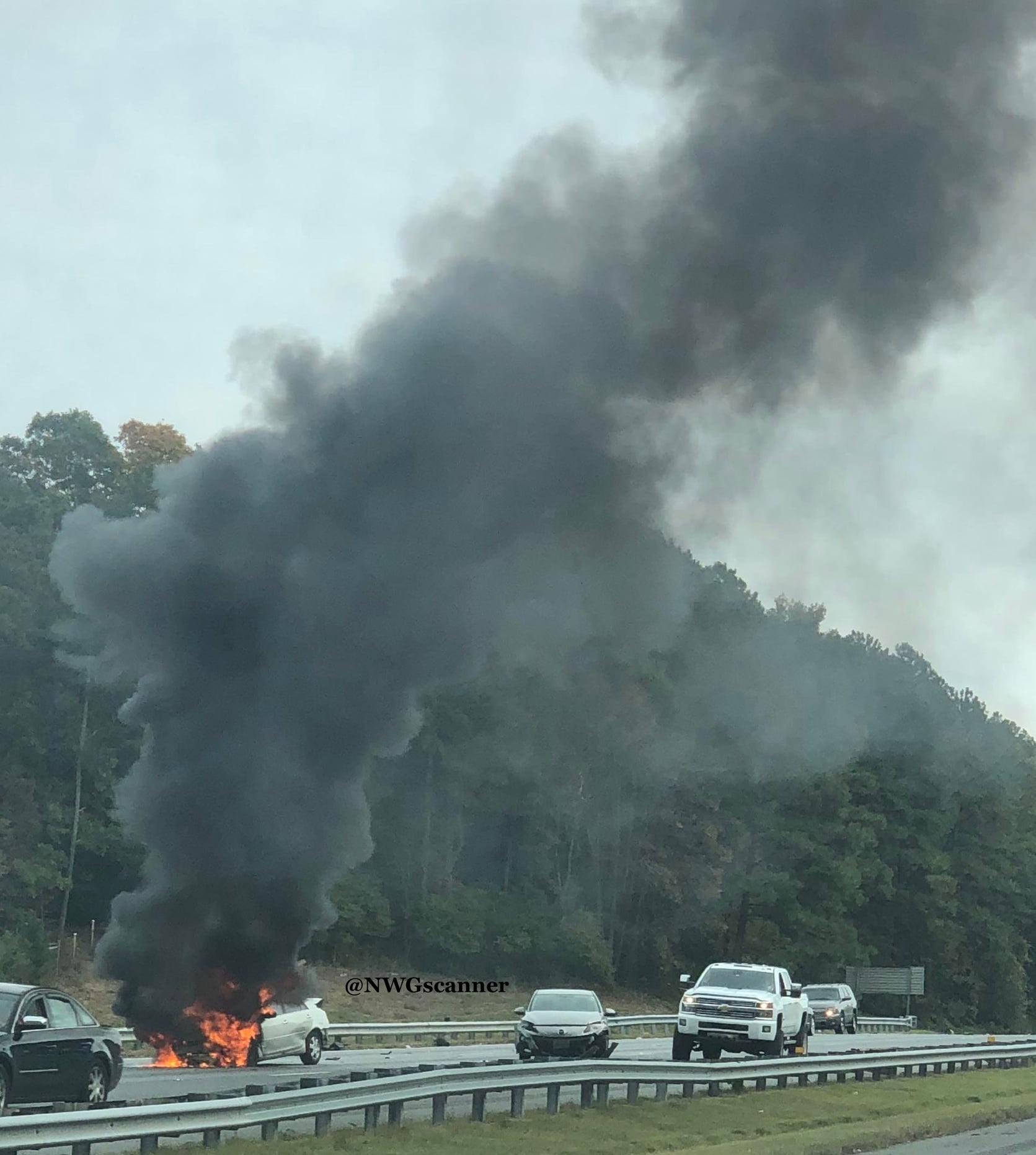 🚨TRAFFIC ALERT I-75 BARTOW COUNTY: Crash on I-75 Northbound past