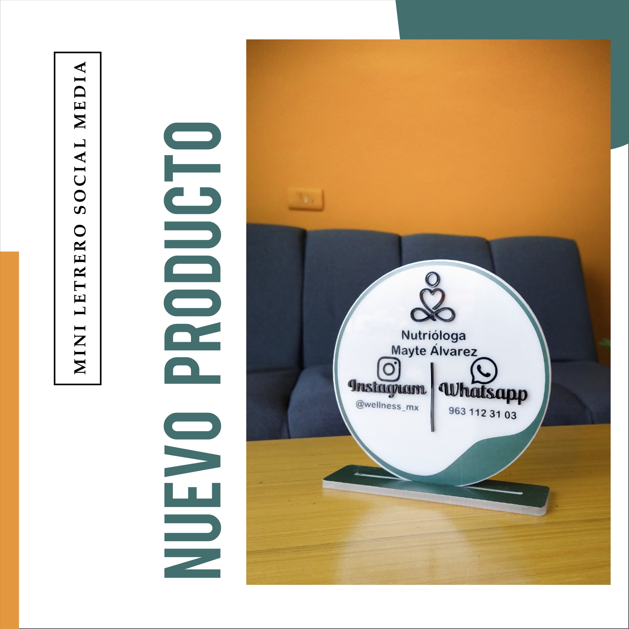 Trazo taller - Mini letrero 