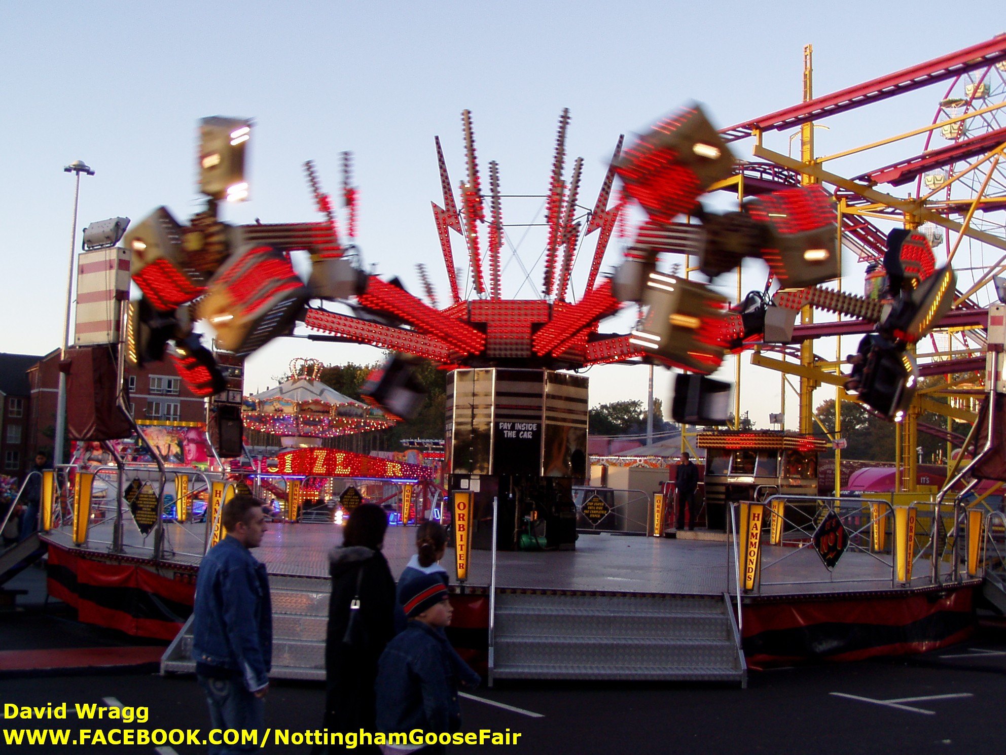 London based showman Monty Hammond... - Nottingham Goose Fair