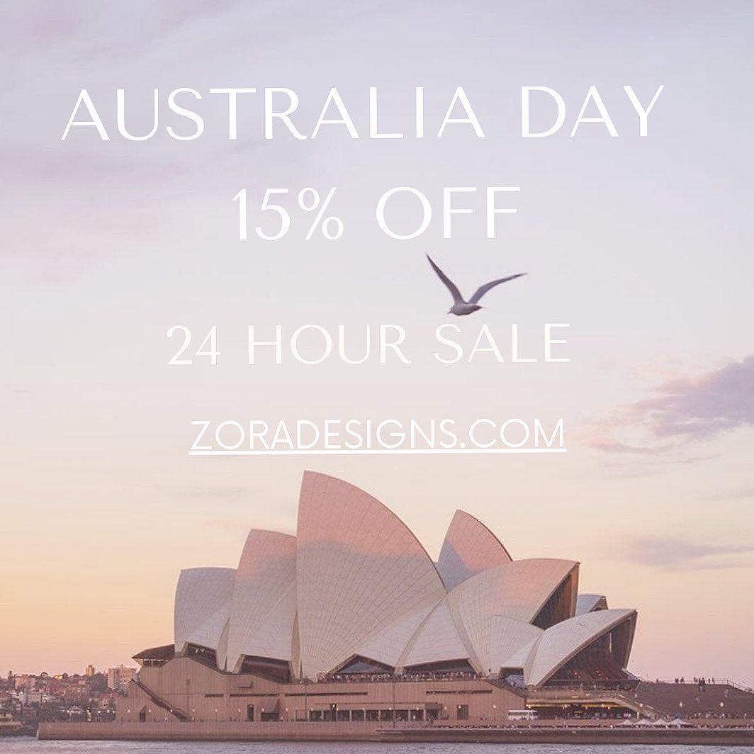 Zora.designs - Celebrating our first Australia Day with... | Facebook