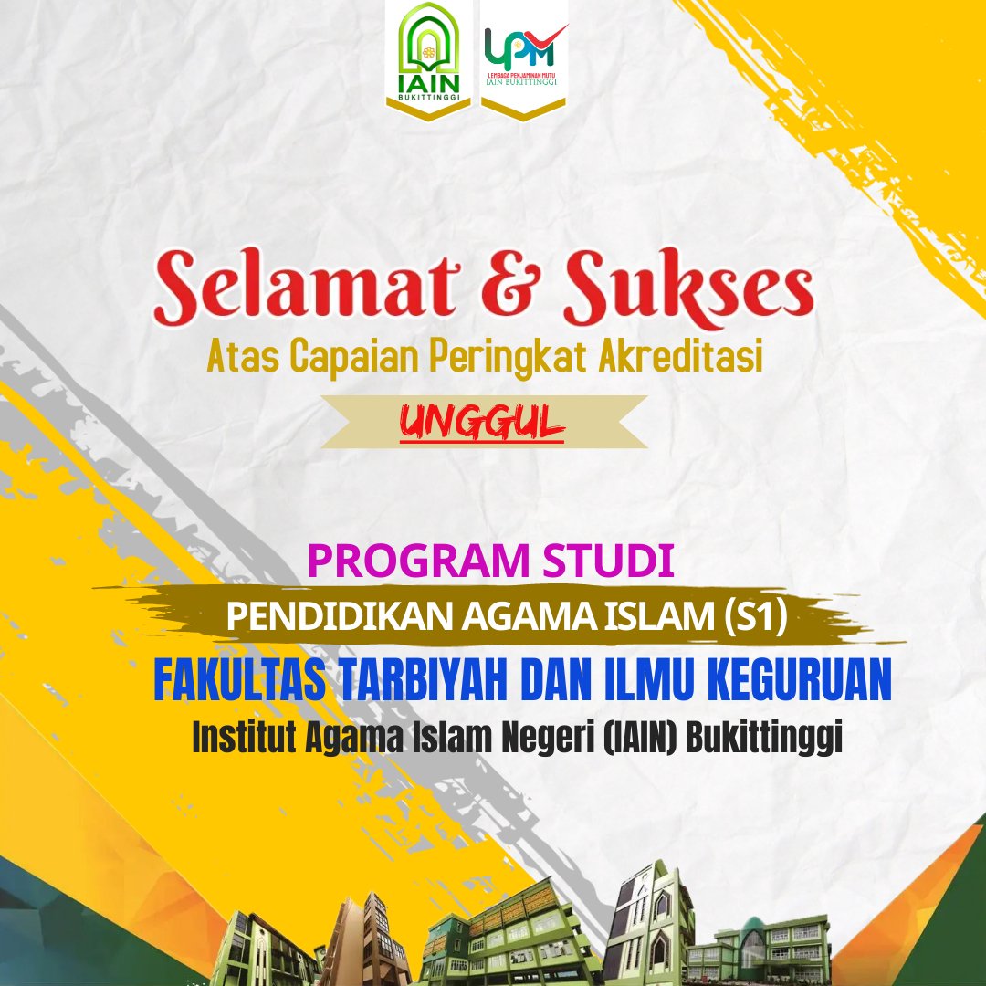 Selamat dan Sukses Atas Capaian Peringkat Akreditasi "Unggul" Program ...