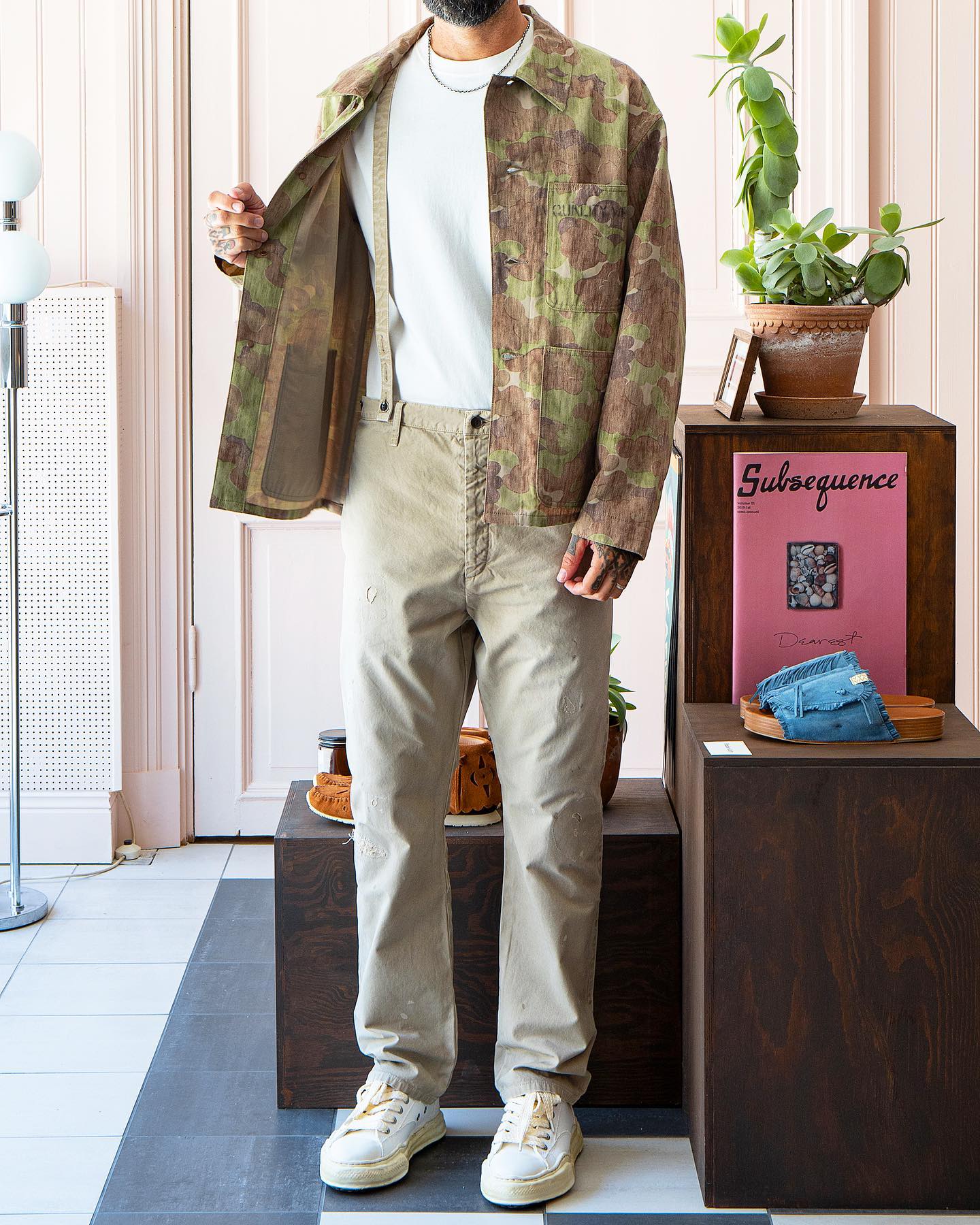 VISVIM TRAVAILLER BRACES PANTS DMGD 【公式通販】