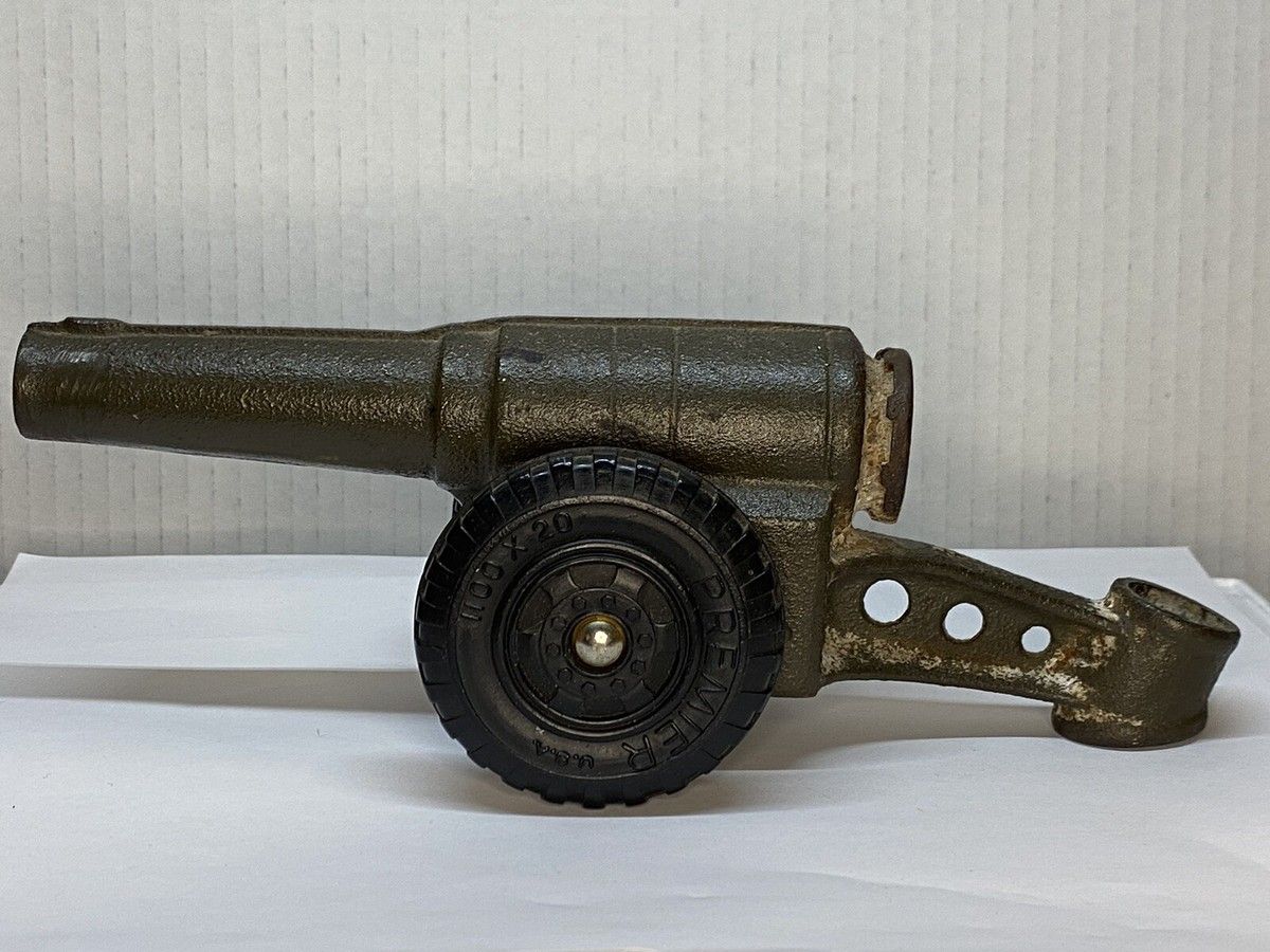 Big Bang 金属製オリーブグリーン砲台 Did you or your friends have a gas cannon in the 60s?