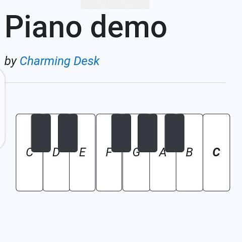 Agbadev - Here's a demo piano made with html, css,... | Facebook