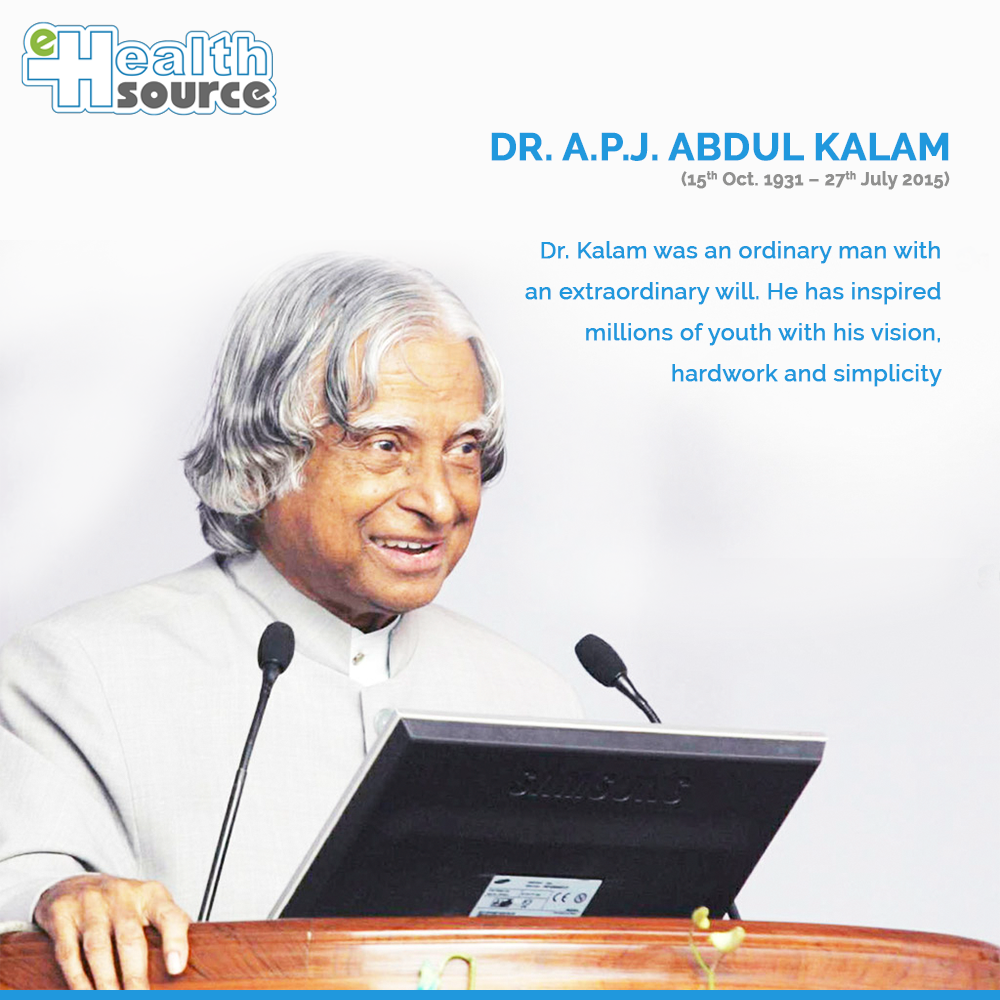 eHealthSource - Dr. Kalam was an ordinary man with an... | Facebook
