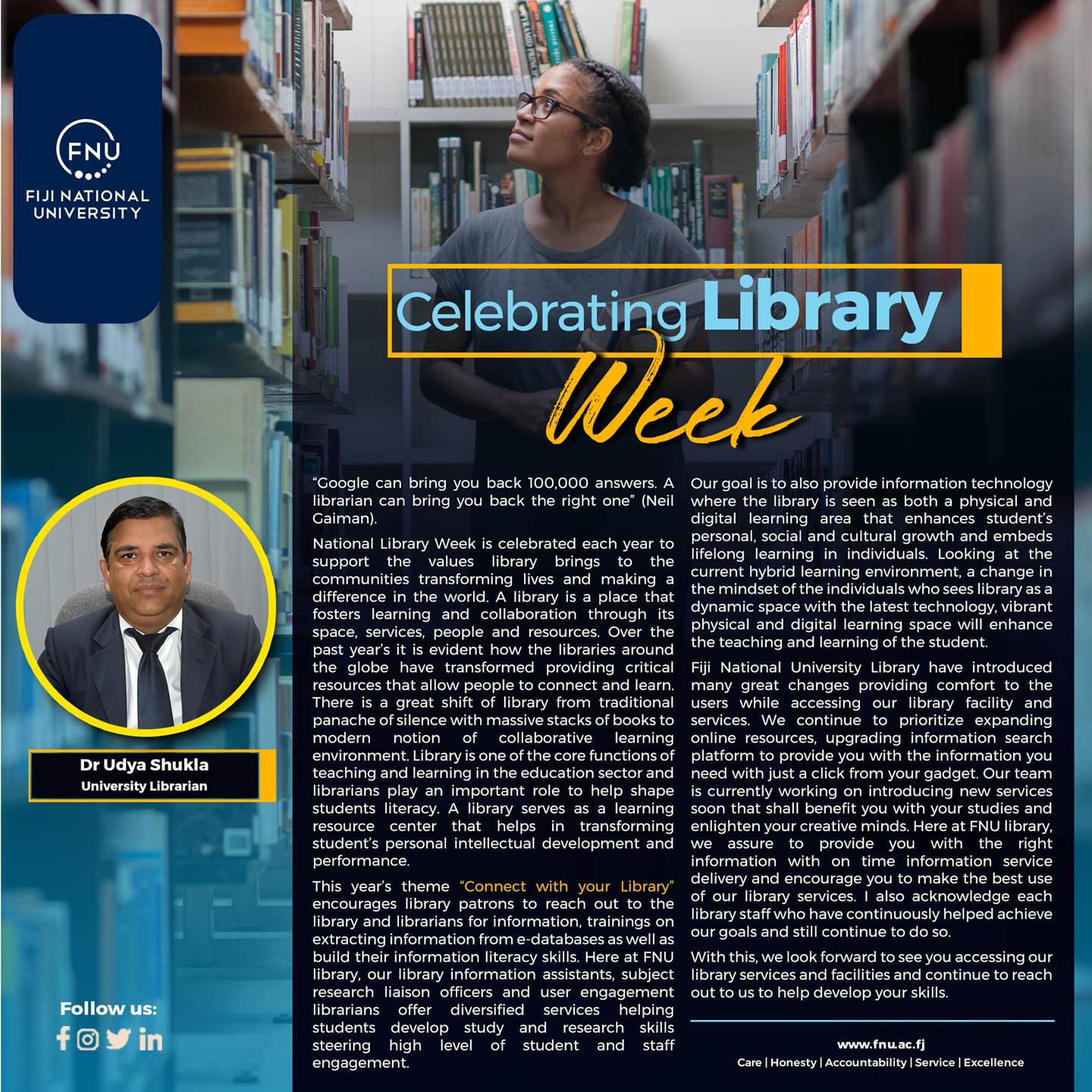Library Week 2022... - Fiji National University Library