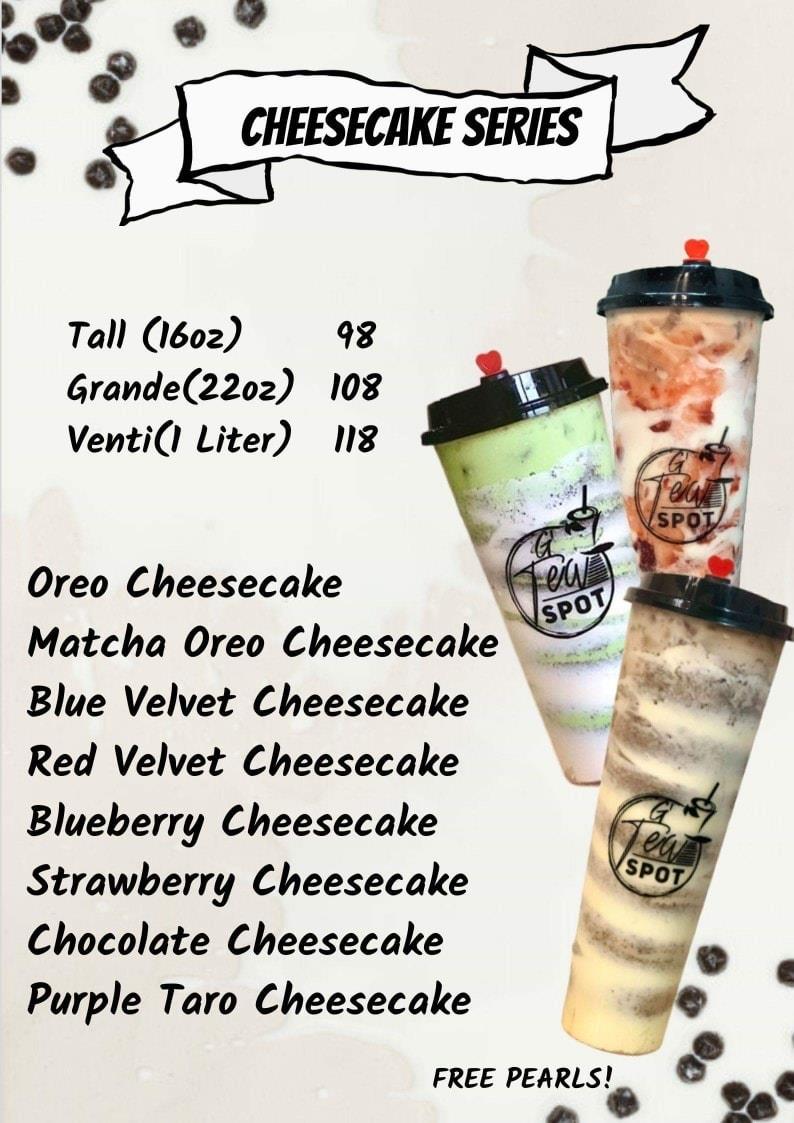 G Tea Spot MAIN - 🥤 G TEA MENU 🥤 DINE IN. TAKE OUT.... | Facebook