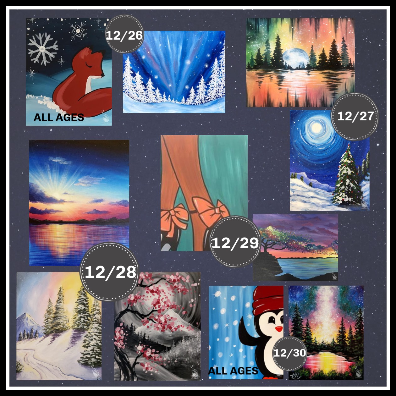 Paint and sip classes for all ages in Albany