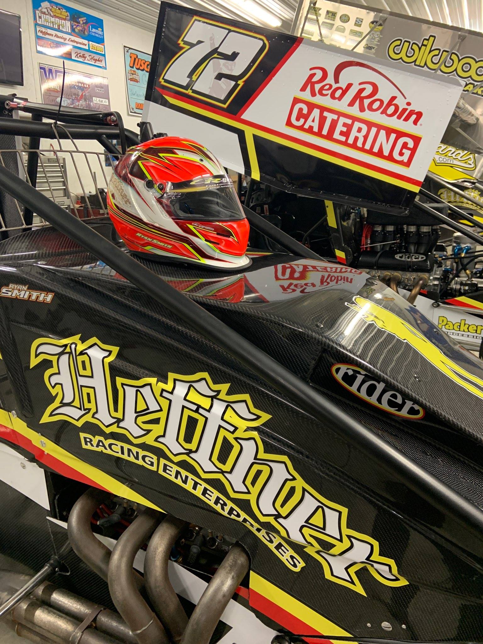 The car and the helmet are now all... - Red Robin Racing