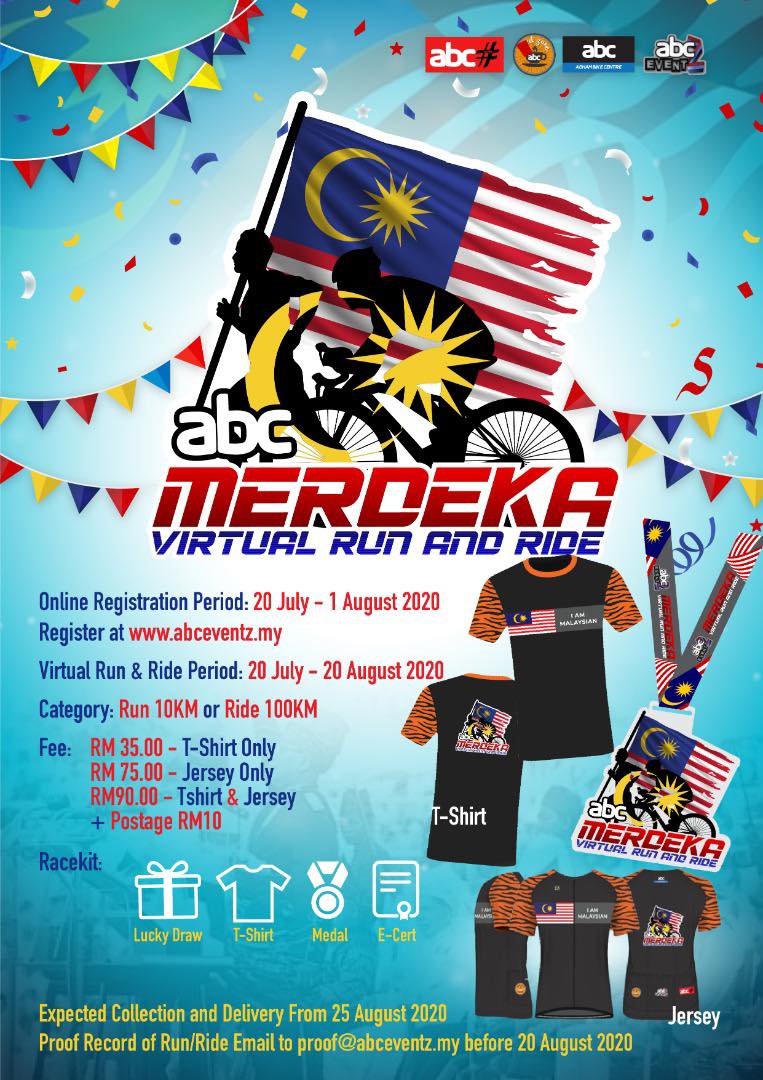 Abc Merdeka virtual run&ride Online... - ADHAM BIKE CENTRE | Facebook