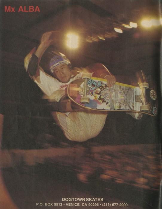 Mickey Alba's 1988 Dogtown skateboard