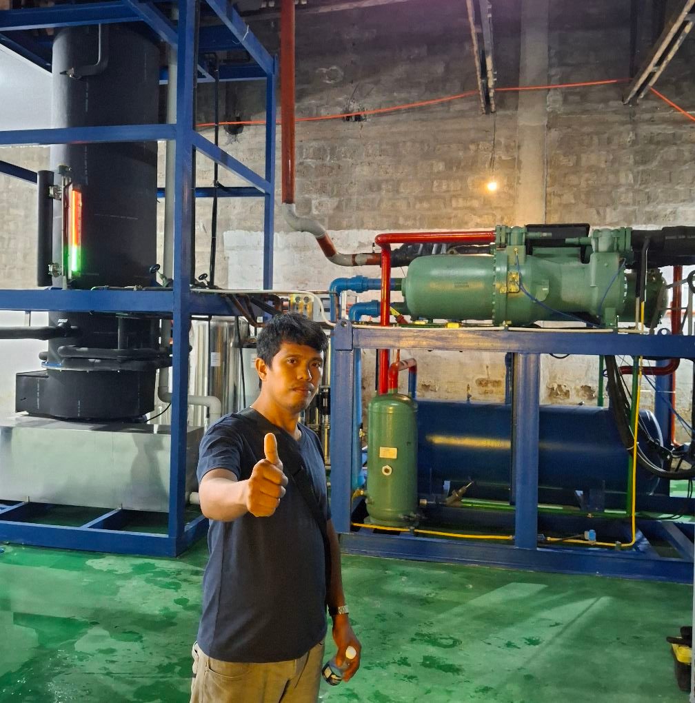 5 ton tube ice machine disamantling and relocation Coldrich ...