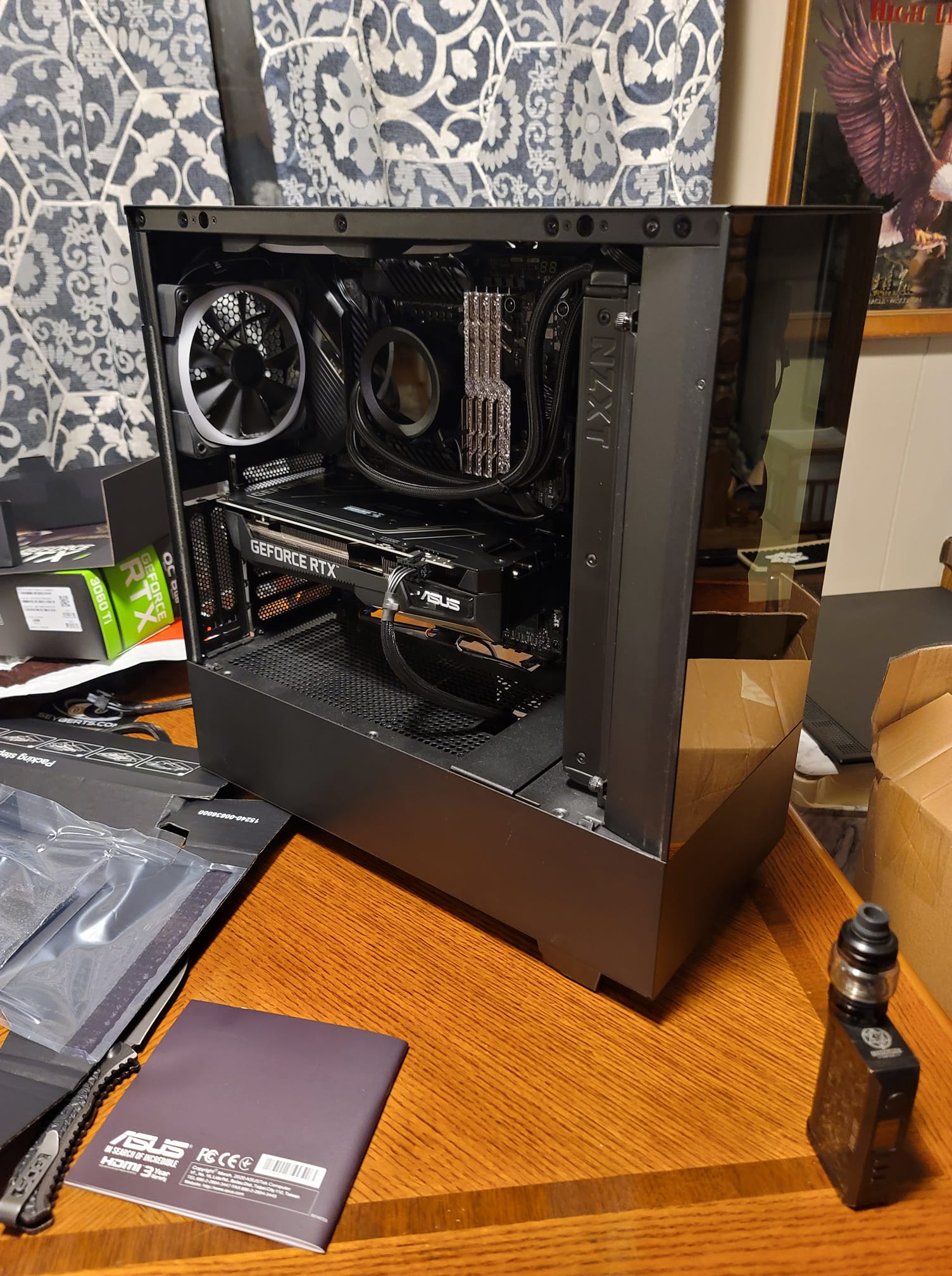 Got my hands on a 3060 ti oc ? runs great with the intel i9 