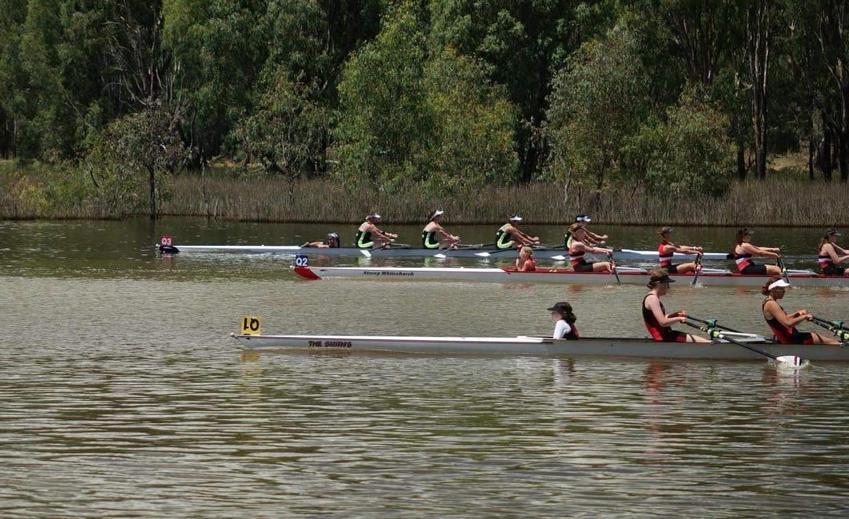 A tight finish in the WA4x+ yesterday... - Carrum Rowing Club | Facebook