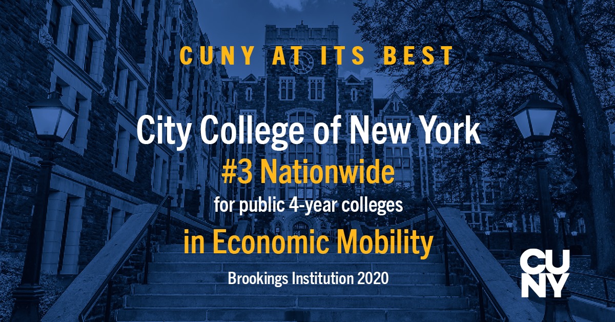 The City University of New York - A recent report from The Brookings ...