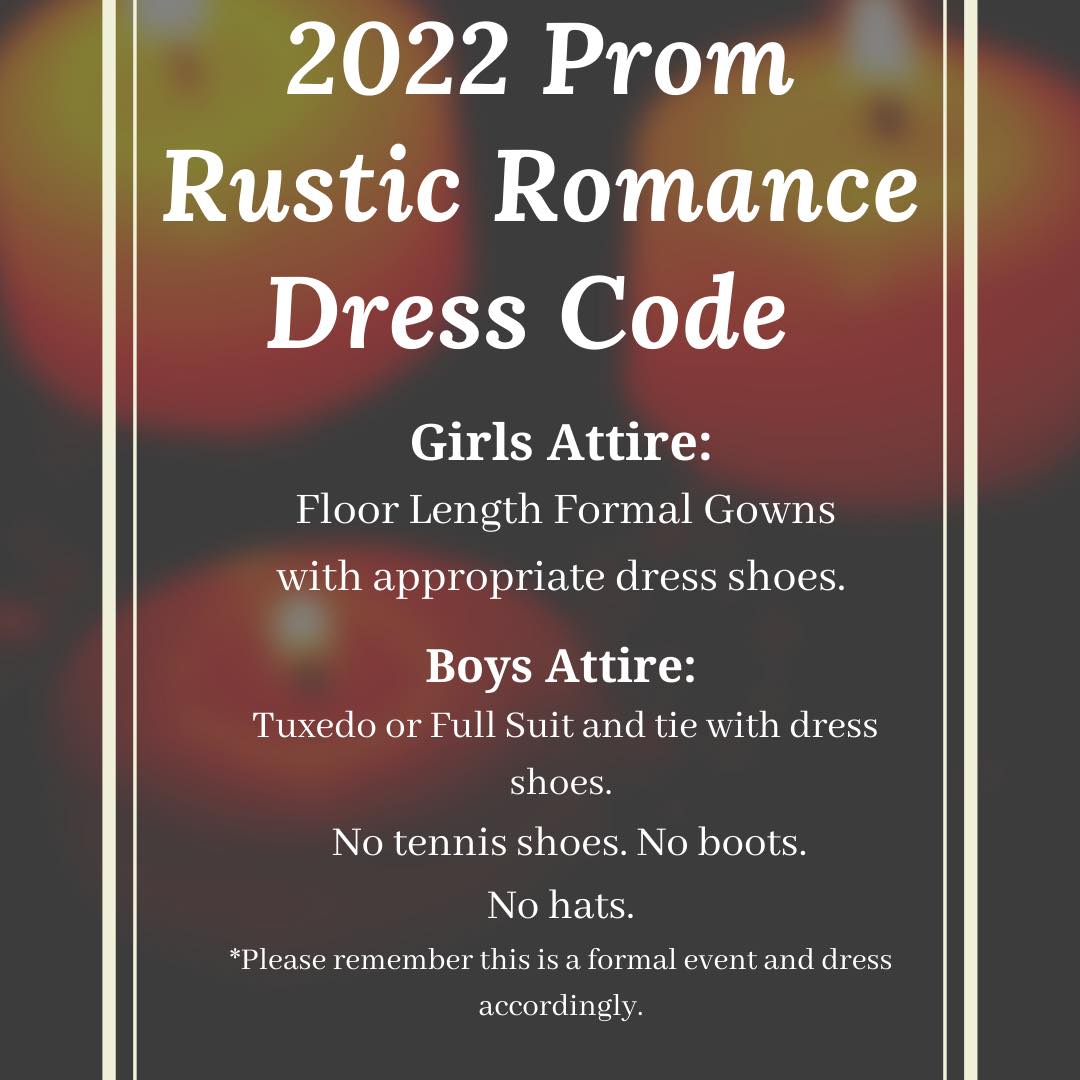 formal dress code rules Juniors and Seniors please read information for Prom! Make sure you pay your fee/ tickets this week. 👗💃🕺🏻#prom22 Mid-Century