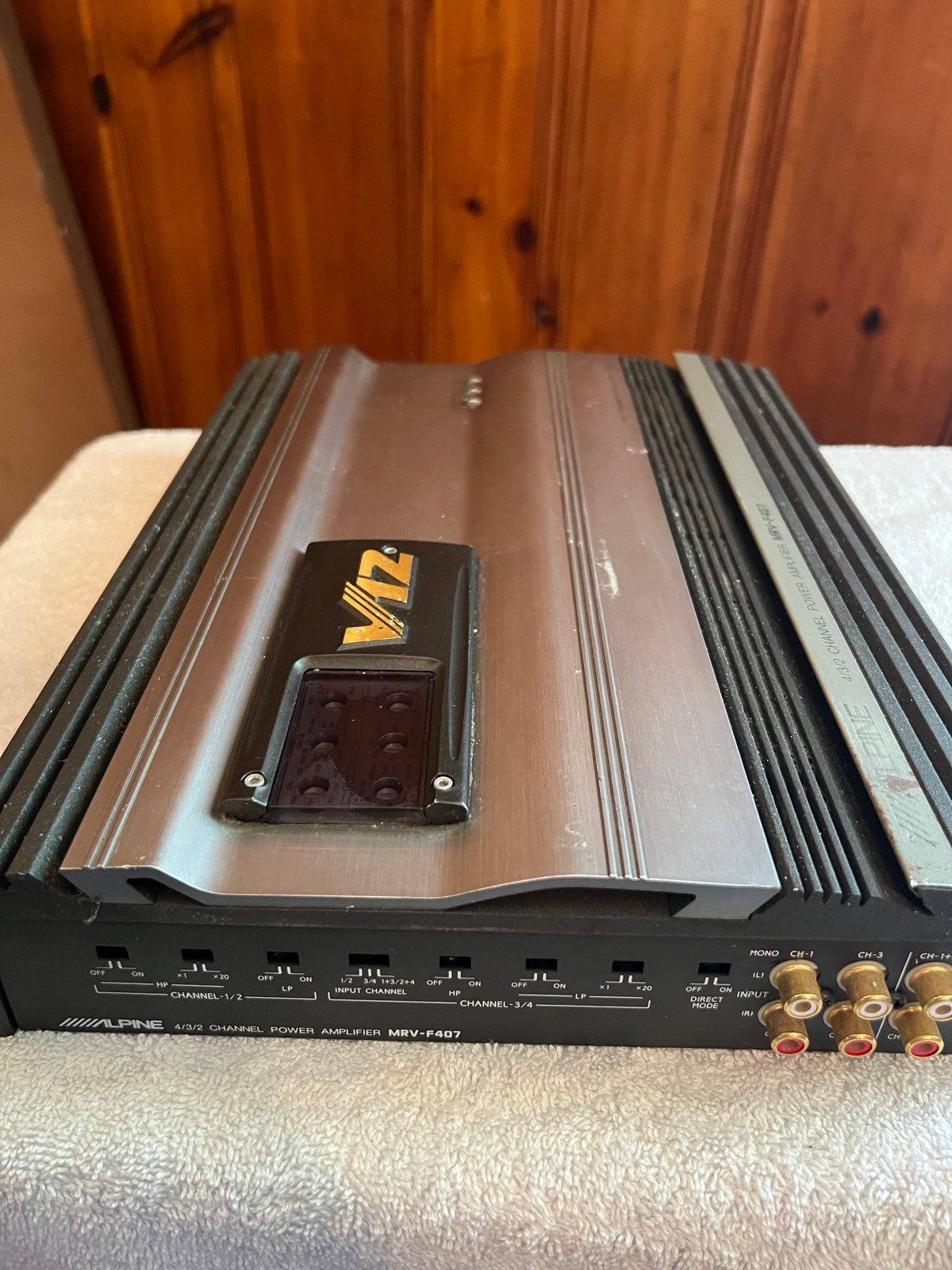 Alpine 4/3/2 CHANNEL power Amplifier MRV-F407 model call me 
