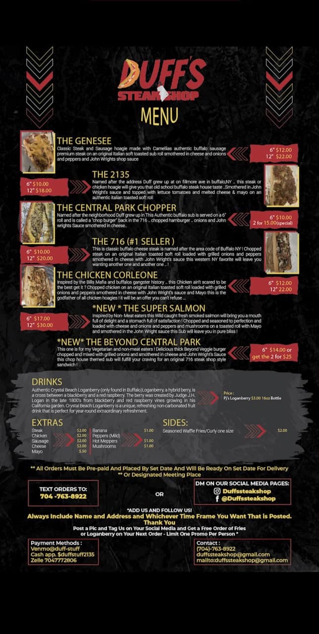 Duffssteakshop - 🚨🚨🚨 New Updated Menu 🚨🚨🚨 New Super salmon...