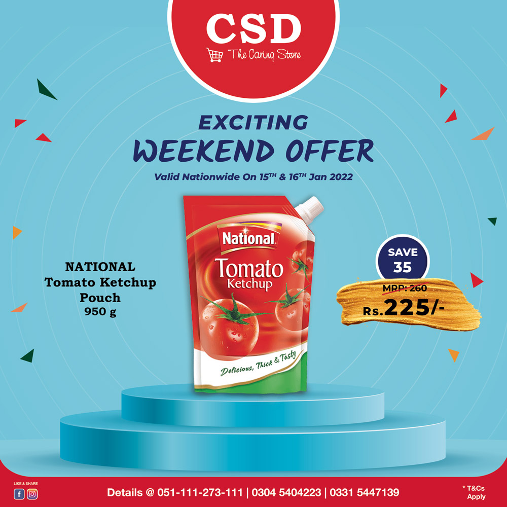 CSD Pakistan - CSD Weekend #Offers On Markets Top Brands...