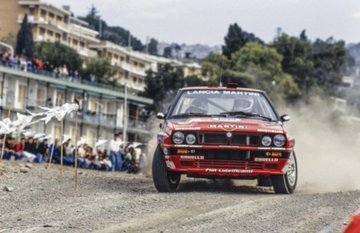 Adesivo Decal Lancia Delta Integrale 16V &ndash; D.Auriol, Rally Montecarlo 1990 Winner &ndash; Fatto A Mano