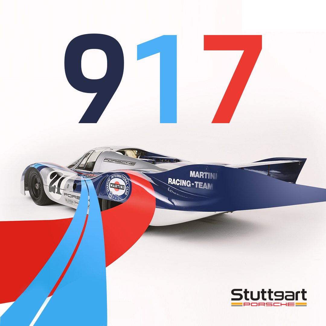 Stuttgart - Este Porsche 917 LH (cauda longa) estabeleceu em 1971