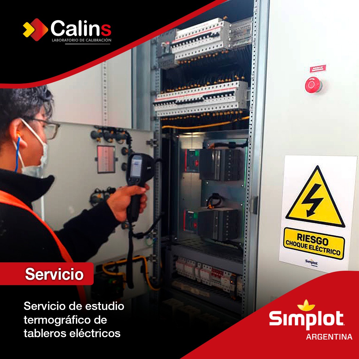 Calins - Llevamos adelante la #termografía de 120 tableros en la ...