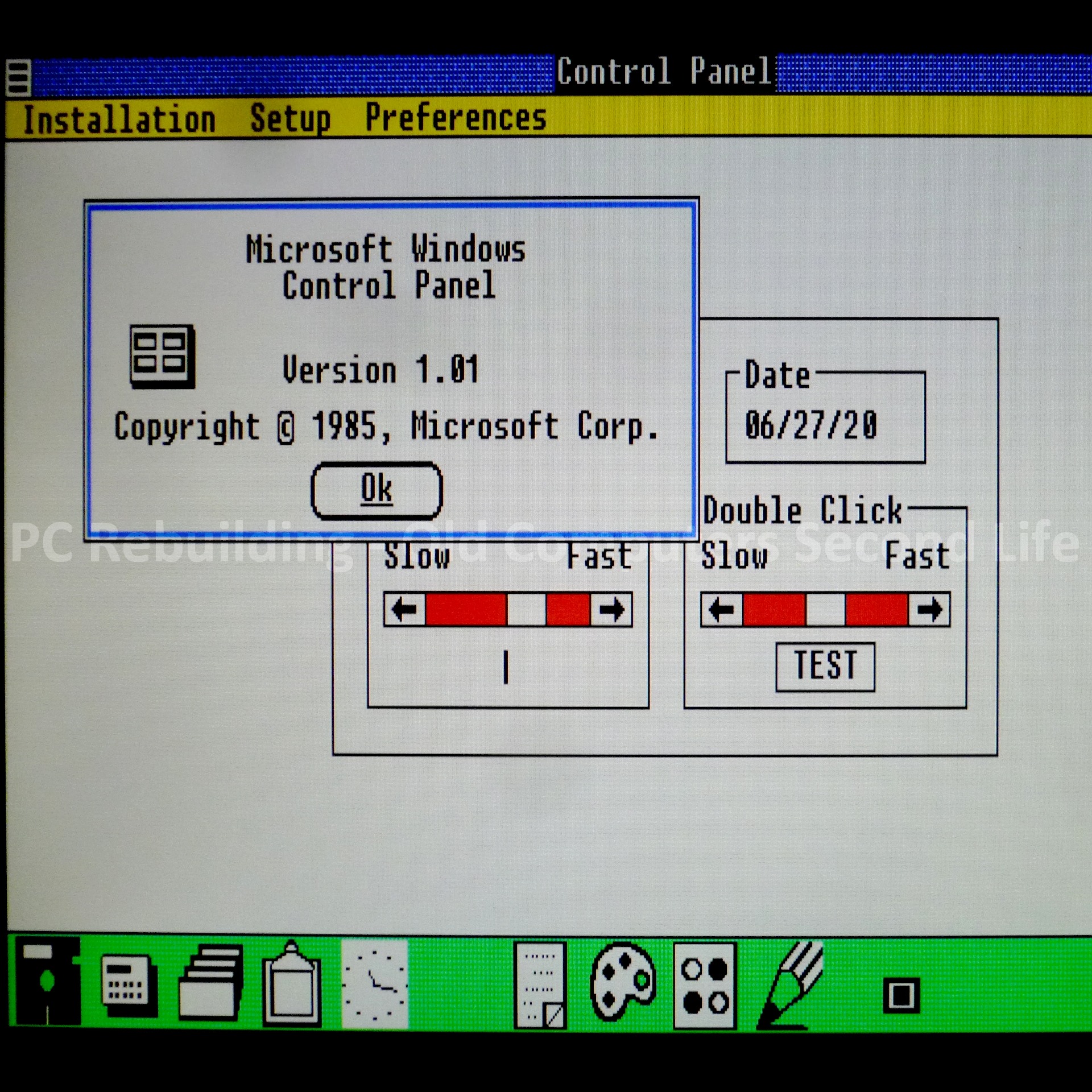 PC Rebuilding - Old computers second life - Microsoft Windows 1.01 ...