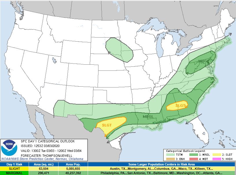 WDTV 5 News - The Storm Prediction Center has now issued a Marginal ...