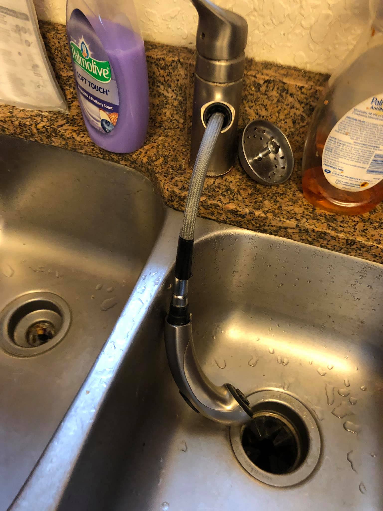 New Moem Kitchen faucet installed... - To-Do-List HandyMan