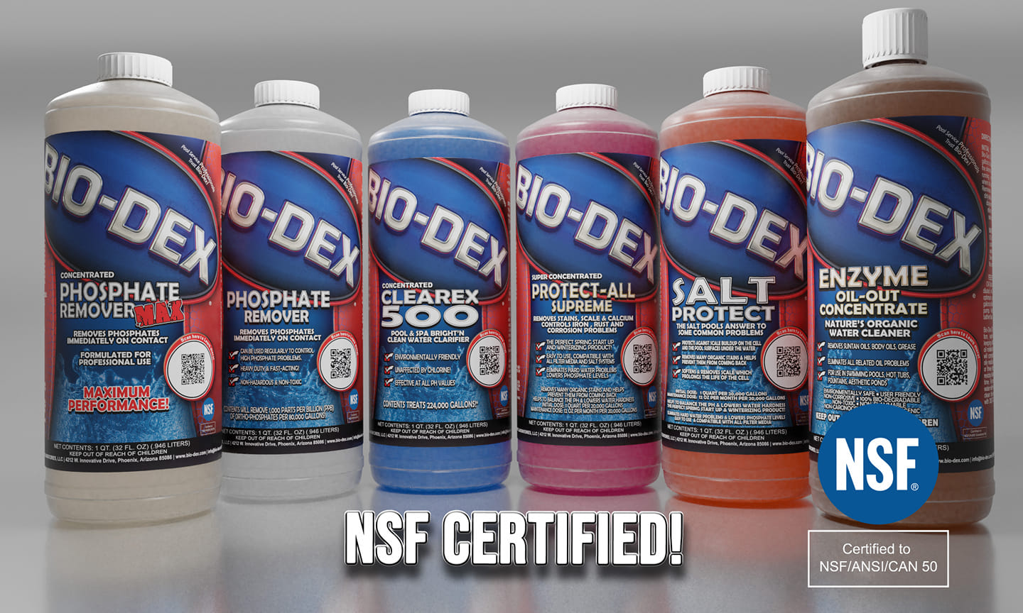 Bio-Dex Swimming Pool Chemicals