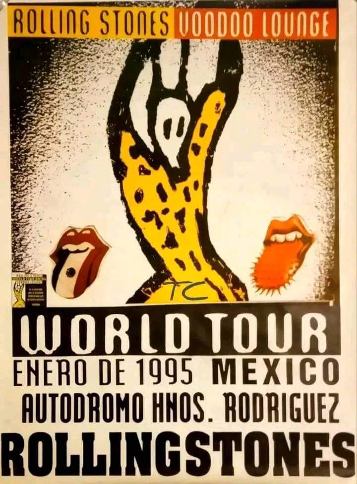 Rolling Stones 1995 Voodoo Lounge tour starts in Stockholm