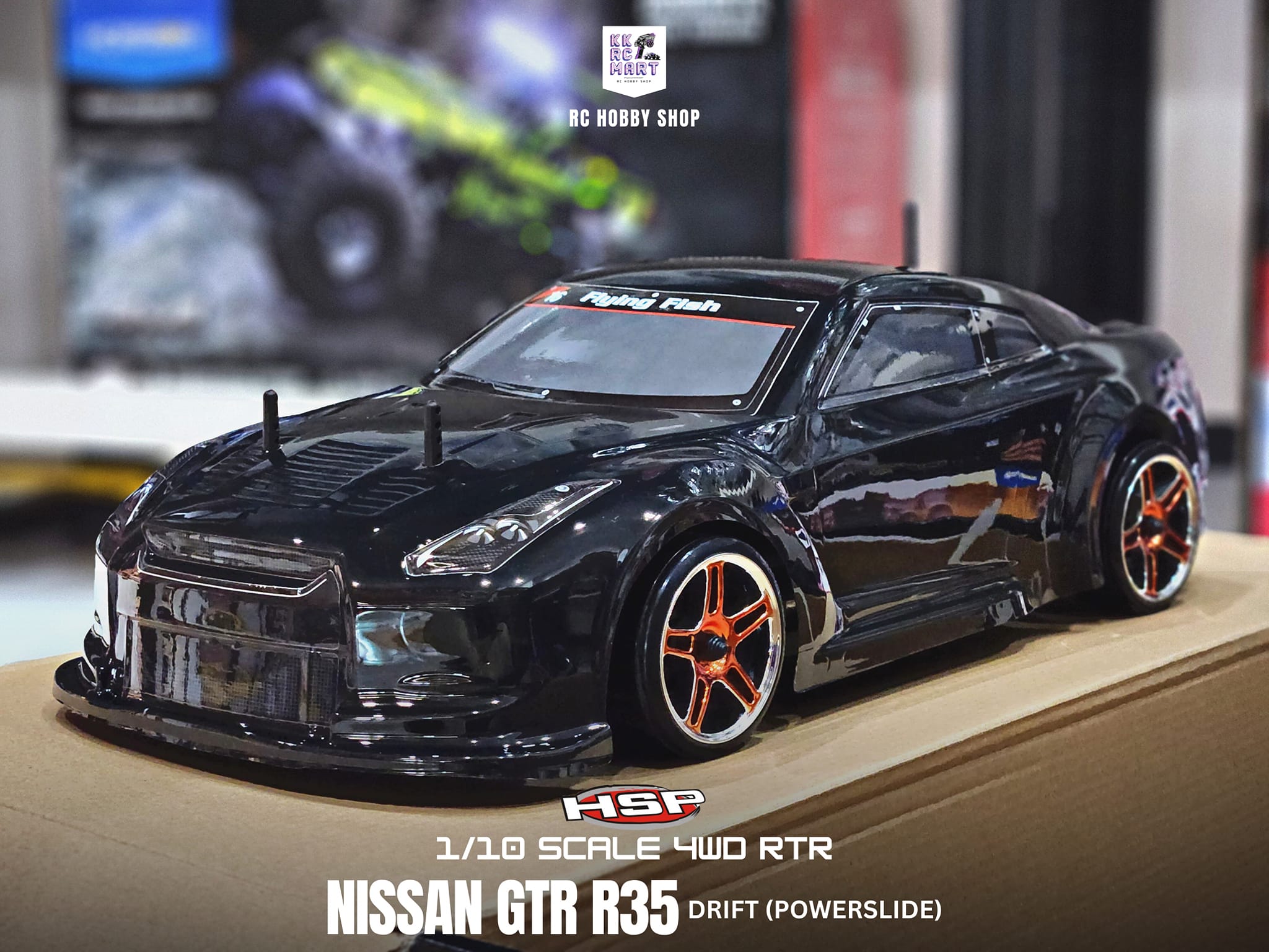 KK RC MART - NEW ARRIVAL🎉🎉 HSP NISSAN GTR R35 1/10 RTR