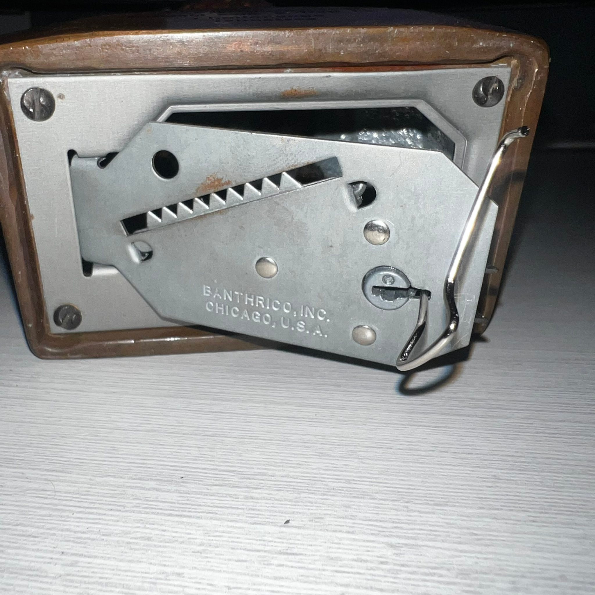 Vintage bank found with old pennies inside