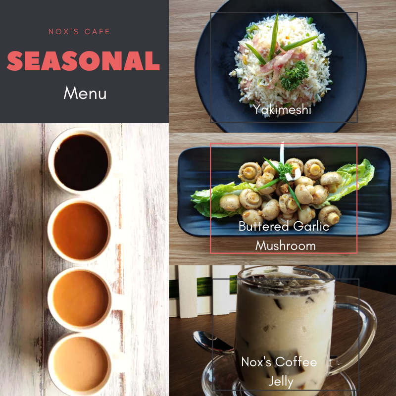 Nox's Cafe - Good day! These are an addition to our menu...