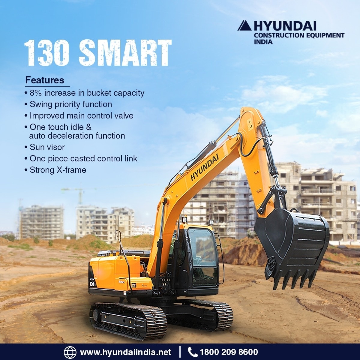 All New Hyundai 130 SMART manufactured... - Ramdev Machinerie