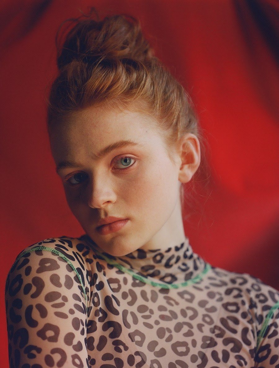 Sadie Sink photographed for Teen Vogue (2019).
