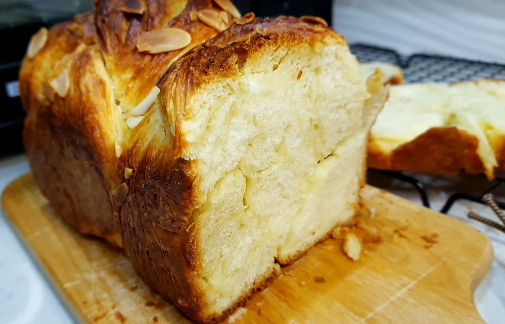 Danish loaf recipe with grated frozen butter