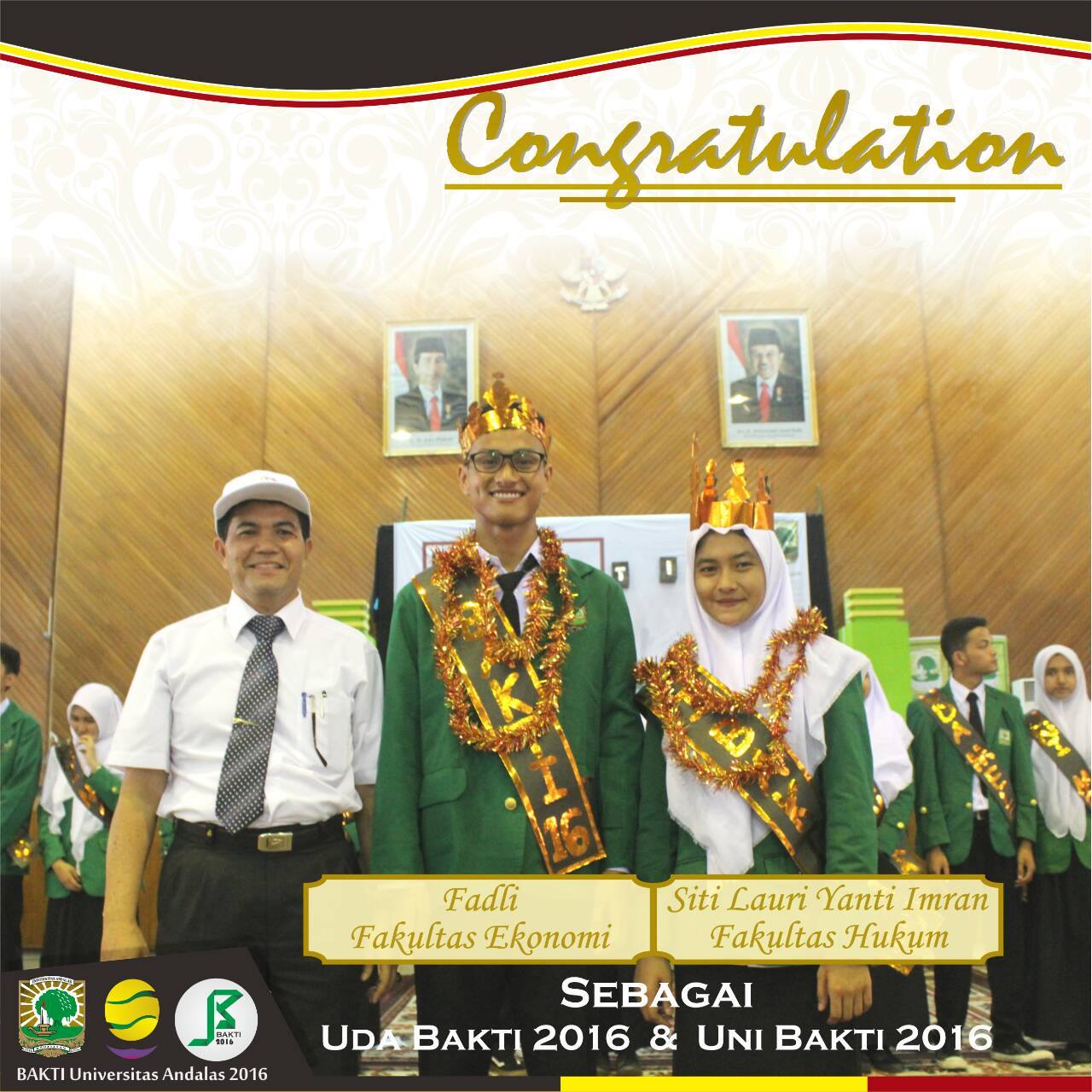 BAKTI UNAND - [UDA UNI BAKTI UNAND 2016] Selamat pagi... | Facebook