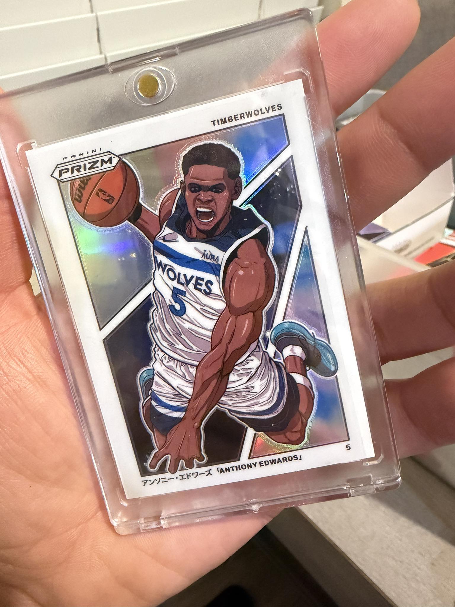 Anthony Edwards manga case hit from Walmart