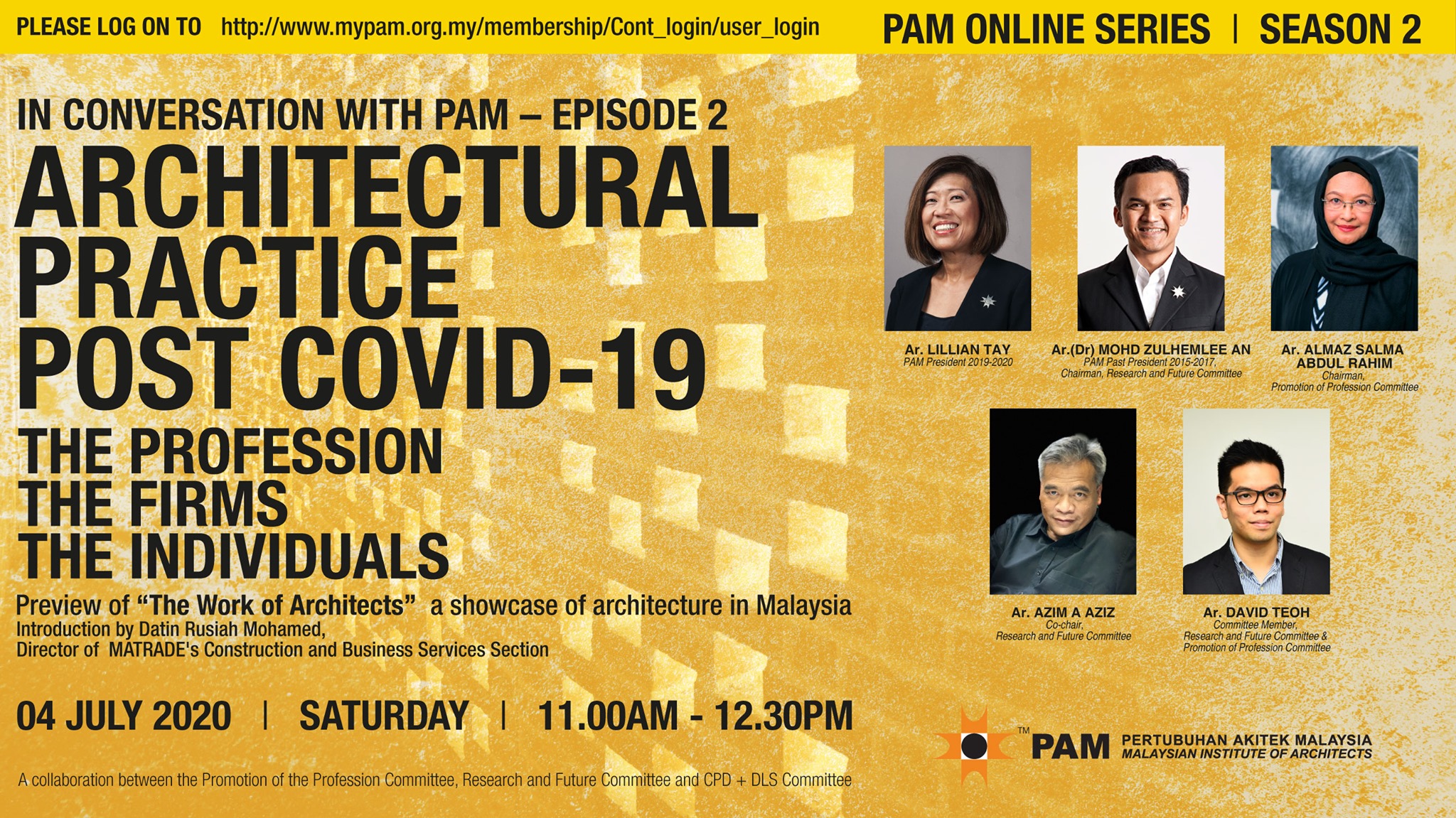 We are pleased to invite... - PAM Pertubuhan Akitek Malaysia | Facebook