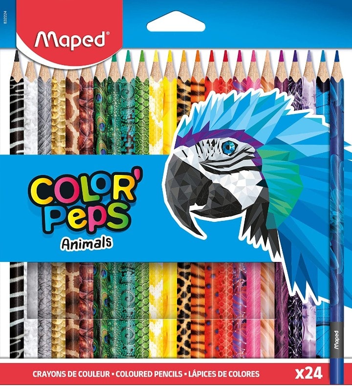 Crayon de couleur - MAPED - Color'peps Infinity - 100% mine - 18 pièces